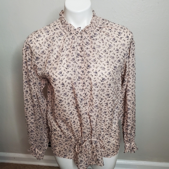 NEW Joie Senaya Floral Pink Top Small - Picture 14 of 15